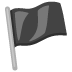 Emoji Bandeira preta no Google