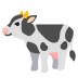 Google での 牝牛 絵文字
