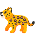 Leopard emoji on Google