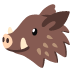 Zwijn-emoji op Google