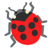 Marienkäfer-Emoji auf Google