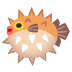Google üzerinde Balon balığı emojisi