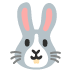 Emoji Cara de conejo en Google