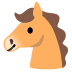 Horse Face emoji on Google