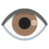 Google üzerinde Göz emojisi