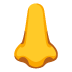 Nose emoji on Google