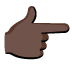 Emoji Indice verso destra: carnagione scura su Google