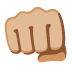 Emoji Soco: pele morena clara no Google