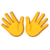 อีโมจิ แบมือ บน Google