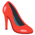 High-Heeled Shoe emoji on Google
