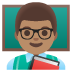 Emoji Guru lelaki: ton kulit sederhana pada Google
