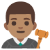 Richter: mittlere Hautfarbe-Emoji auf Google