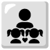 Familie: Mann, Mädchen und Mädchen-Emoji auf Google