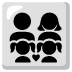 Family: Man, Woman, Girl, Girl emoji on Google
