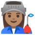 อีโมจิ พนักงานโรงงานหญิง: โทนผิวสีเหลือง บน Google