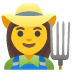 Emoji Contadina su Google