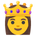Prinzessin-Emoji auf Google