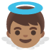 Emoji Angioletto: carnagione olivastra su Google