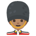 Man Guard: Medium Skin Tone emoji on Google