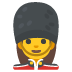 Woman Guard emoji on Google