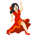 Emoji Danseuse : peau claire sur Google