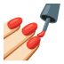 Nail Polish: Light Skin Tone emoji on Google