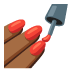 Nail Polish: Medium-Dark Skin Tone emoji on Google