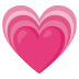 Growing Heart emoji on Google