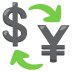 Currency Exchange emoji on Google