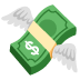 Emoji Soldi con le ali su Google