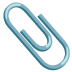 Paperclip emoji on Google