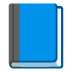 Blue Book emoji on Google