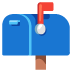 Emoji Cassetta postale chiusa bandierina alzata su Google