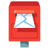 Brievenbus-emoji op Google