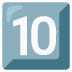 Keycap: 10 emoji on Google