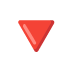 Emoji Segi tiga merah menunjuk ke bawah pada Google