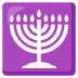 Emoji Menorah pada Google