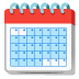 Emoji Calendario a spirale su Google