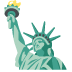Emoji Patung Liberty pada Google