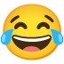 Face with Tears of Joy emoji on Google
