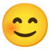 Smiling Face with Smiling Eyes emoji on Google
