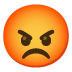 Emoji Faccina accigliata su Google