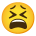 Emoji Faccina stanca su Google