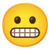 Emoji Cara haciendo una mueca en Google