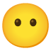Face Without Mouth emoji on Google
