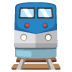 Google での 電車正面 絵文字