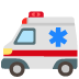 Google üzerinde Ambulans emojisi