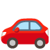 Automobile emoji on Google