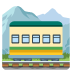 Mountain Railway emoji on Google