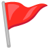 Triangular Flag emoji on Google